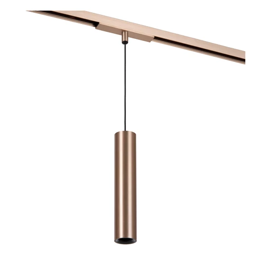 Lucide Premium LINIAL LUXUS Hanglamp - 1-fase Railsysteem / Smart Railverlichting - 1xLED - Champagne - uitgezet